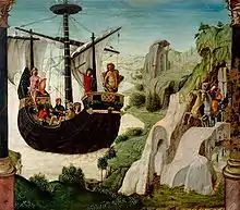 Image 16The Argo (c. 1500 – 1530), painting by Lorenzo Costa (from List of mythological objects)