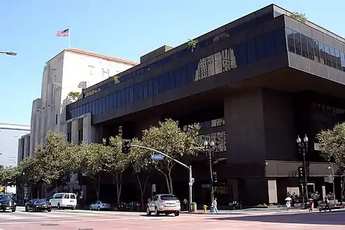 1973 Pereira Addition building, Times Mirror Square