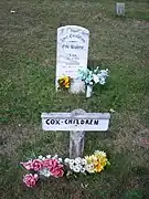 Grave site in Mount Union Cemetery