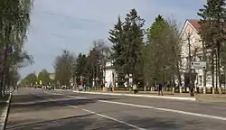 Street view in Lotoshino, Lotshinsky District