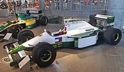 A Lotus 102B from 1991 in display