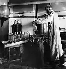 Image 57Louis Pasteur experimenting on bacteria, c. 1870 (from History of medicine)