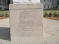 Pedestal of Louis XVI statue