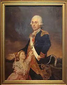 Auguste-Louis de Rossel de Cercy (1736-1804), self-portrait