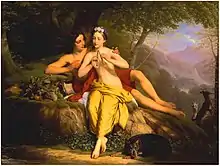 Daphnis et Chloe by Louise Marie-Jeanne Hersent, 1837