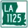 Louisiana Highway 1125 marker