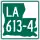 Louisiana Highway 613-4 marker