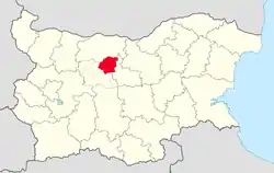 Lovech Municipality within Bulgaria and Lovech Province.