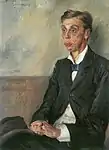 Count Eduard von Keyserling (1900), oil on canvas, 79.5 × 75.5 cm., Städtische Galerie Lenbachhaus, Munich