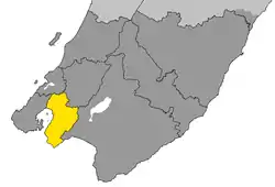 Location of Lower Hutt