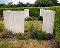 German burials in the cemetery