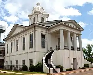 Lowndes County courthouse in Hayneville.