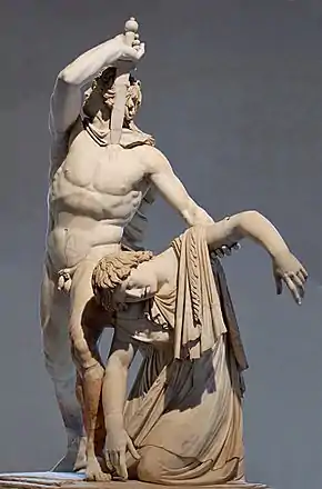 Suicidal Galatian, 2nd century BC Roman copy. Example of the second phase.