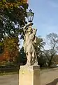 Sculpture and lantern at Ludwigslust Palace