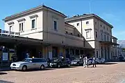 Lugano main line station building prior to the 2016-17 renovation