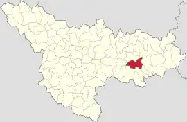 Location in Timiș County