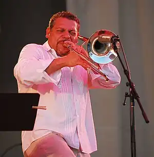 Bonilla Brass Ecstasy at Chicago Jazz Festival 2008Photo: Mark Mahar