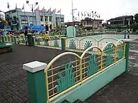 Plaza with Municipal Hall in background