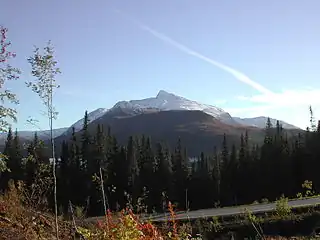 Luktinden (mountain) in autumn