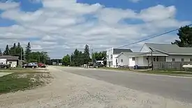 Looking north along Main Street