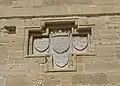 Lusignan escutcheon on the eastern wall