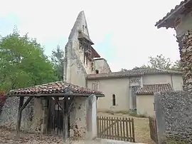 The church of Lussolle, in Losse