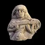 Elamite lute player, late 14th century and early 12th century BC