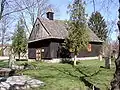 Seventeenth-century Lutheran church at Węgrów cemetery