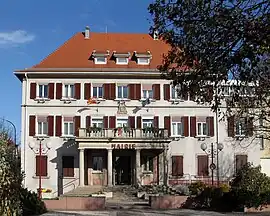 The town hall in Lutterbach