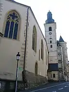 St Michael's Church, once the castle chapel