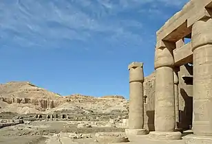 Ramesseum and surroundings