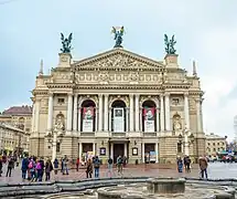 Lviv Opera, today Ukraine (by Zygmunt Gorgolewski, 1897-1900)