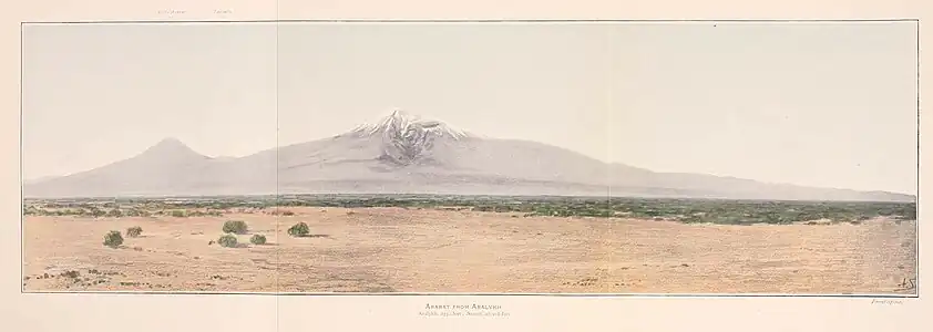 H. F. B. Lynch, 1901, Ararat from Aralykh