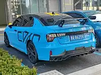 Lynk & Co 03+ Cyan Edition rear