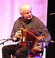 O'Connor backing Cara Dillon at the 2012 Bristol Folk Festival