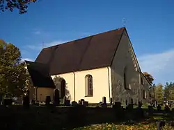 Möklinta Church in October 2008