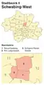 Borough 4 Schwabing-West: position in Munich