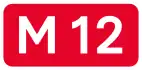 Highway M12 shield}}