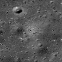 Luna 17 imaged by the Lunar Reconnaissance Orbiter in 2010