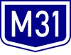 M31 motorway shield