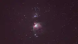 The Orion Nebula, La Cañada, 23 November 2013