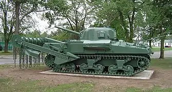 Crab displayed at the CFB Borden Military Museum, Ontario, Canada.