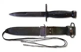 M7 Bayonet and M8A1 Sheath used with the M16 rifle