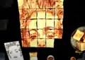 Nathan Wyburn elaborating a toast portrait of Madonna