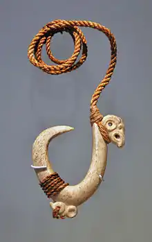 Bone matau, a functional circle fishhook