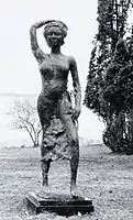 MARY AT THE PENOBSCOT, 72" bronze. Private Collection: Seattle, Washington.