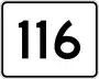 MA Route 116.svg