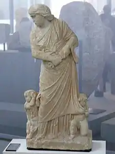 Statue of Medea, limestone, 2nd century AD, Musée de l'Arles Antique, Arles