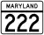 MD Route 222.svg