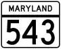 MD Route 543.svg